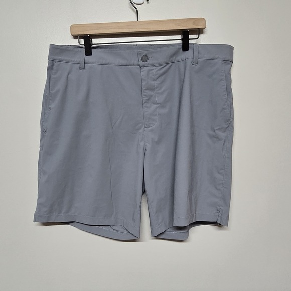 Rhone Mens 38 Gray Resort Short Performance Stretch Golf Wicking Chino 8" Inseam - Picture 1 of 9